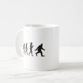De Evolutie Van Bigfoot Koffiemok (Voorkant links)