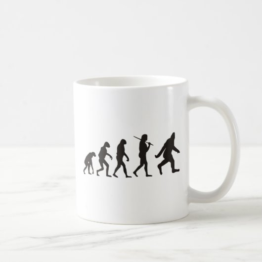 De Evolutie Van Bigfoot Koffiemok (Rechts)