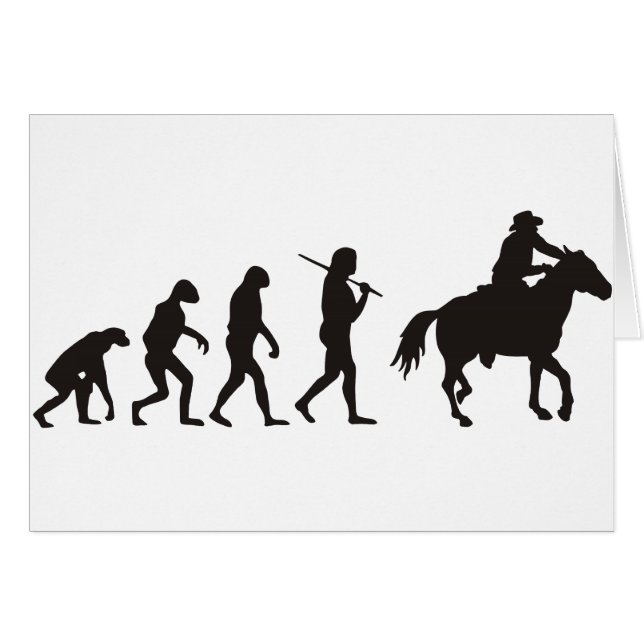 De evolutie van Cowboy (Voorkant Horizontaal)