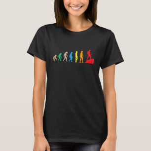 De evolutie van Darwin Science buiten kamperen T-shirt