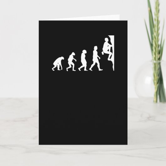 De evolutie van de bergbeklimming kaart (Voorkant)