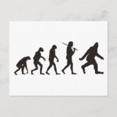 De evolutie van de Bigfoot Briefkaart (Voorkant)