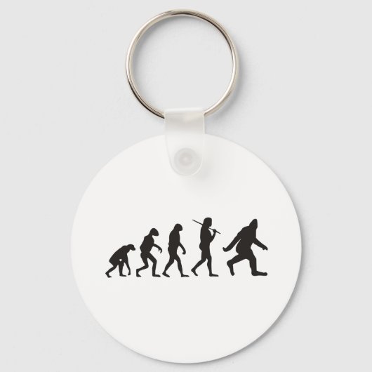 De evolutie van de Bigfoot Sleutelhanger (Voorkant)