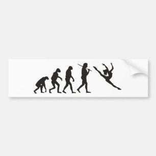 De Evolutie van de Danser Bumpersticker