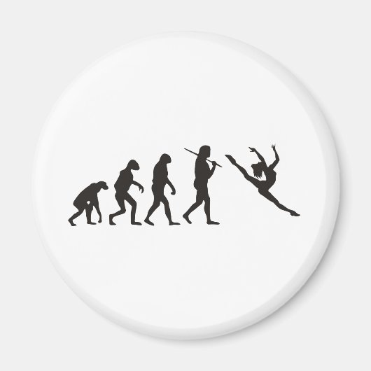 De evolutie van de danser magneet (Voorkant)