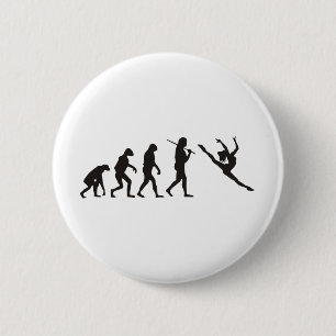 De evolutie van de danser ronde button 5,7 cm