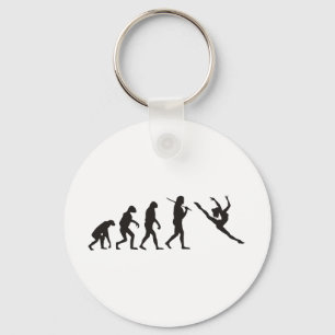 De evolutie van de danser sleutelhanger