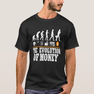 De evolutie van de geldklokketen van Cyprus naar b T-shirt