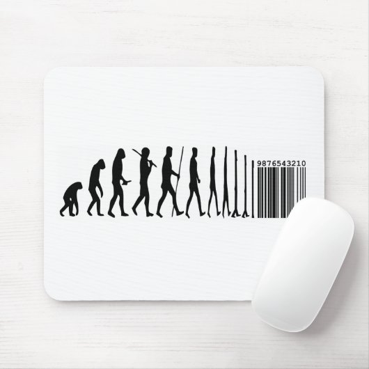 De evolutie van de grondstoffenvorming van Man Muismat (Met muis)