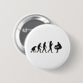 De evolutie van de honkbalpitcher ronde button 5,7 cm (Voorkant /achterkant)