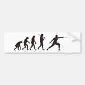 De evolutie van de omheining bumpersticker (Voorkant)