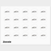 De evolutie van de omheining ronde sticker (Vel)