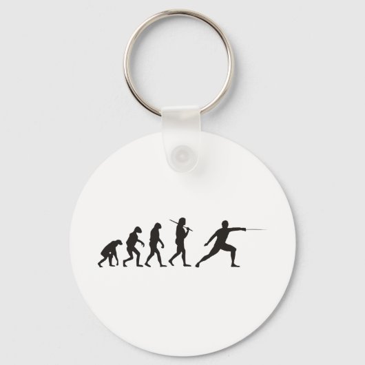 De evolutie van de omheining sleutelhanger (Voorkant)