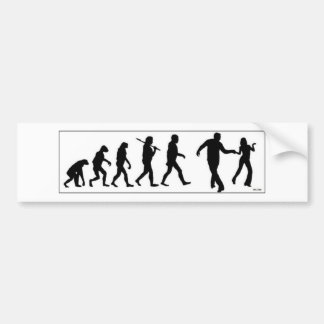 De evolutie van de stropdas bumpersticker