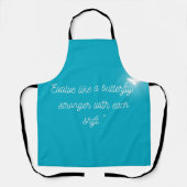 De evolutie van de vlinder schort (Voorkant)