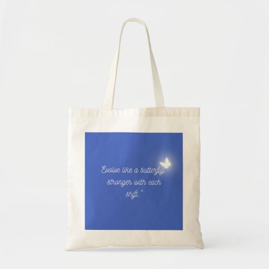 De evolutie van de vlinder tote bag (Voorkant)
