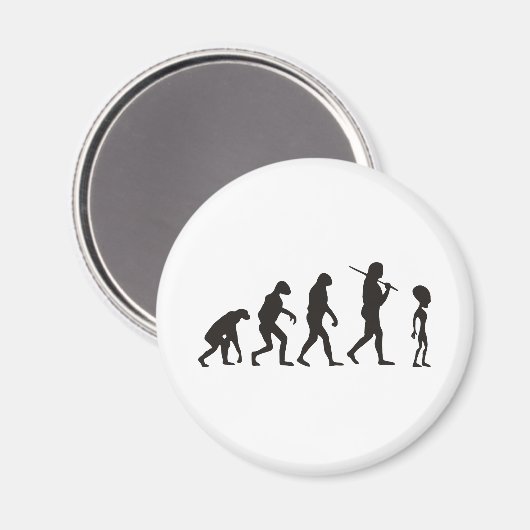 De evolutie van de vreemdeling magneet (Voorkant / Achterkant)