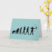 De Evolutie van het boogschieten van een een Boog Kaart (Gele Bloem)