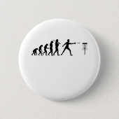 De evolutie van het schijfgolf ronde button 5,7 cm (Voorkant)