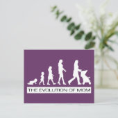 De evolutie van mam briefkaart (Staand voorkant)