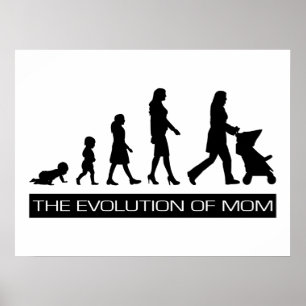 De evolutie van mam poster