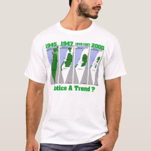 De evolutie van Palestina T-shirt