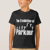 De evolutie van Parkour Freerunning Parkour T-shirt (Voorkant)