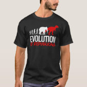 De evolutie van Republikeinen naar Dinosaurussen T-shirt (Voorkant)