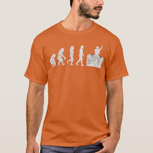 de evolutie van t-shirt (Voorkant)