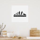 De evolutie van vader poster (Keuken)