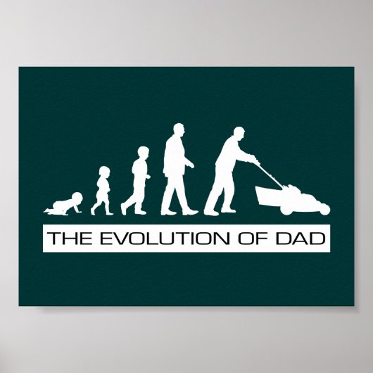De Evolutie van Vader Poster (Voorkant)