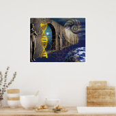 De evolutieroute poster (Keuken)