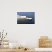 De ex-Oriskany, een buitenbedrijfgestelde vliegtui Poster (Keuken)