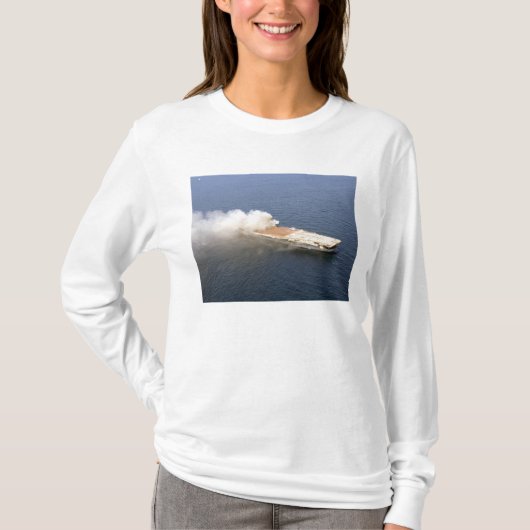 De ex-Oriskany, een buitenbedrijfgestelde vliegtui T-shirt (Voorkant)