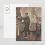 De Ex Voto, 1898 Briefkaart (Voorkant / Achterkant)
