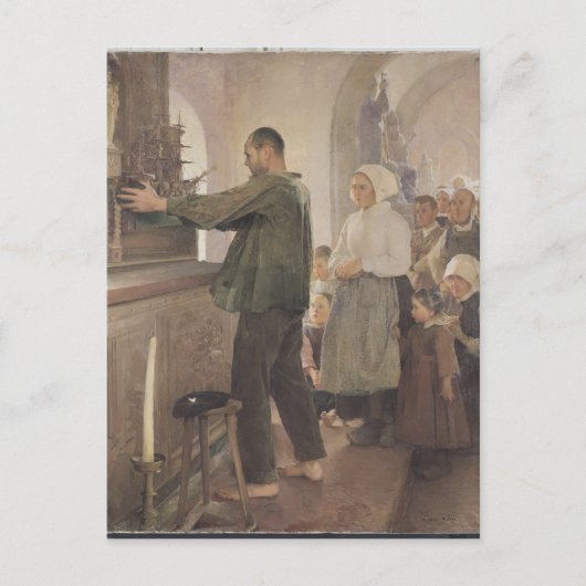 De Ex Voto, 1898 Briefkaart (Voorkant)