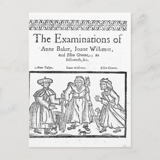 De examens van Anne Baker, Joanne Willimot Briefkaart (Voorkant)