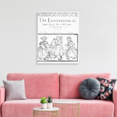 De examens van Anne Baker, Joanne Willimot Canvas Afdruk (Insitu (Woonkamer))