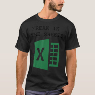 De Excel-bestanden worden geopend T-shirt