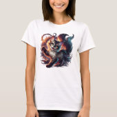 De excentrieke katachtige t-shirt (Voorkant)