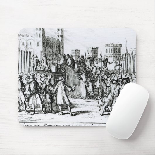 De executie van de hertog van Monmouth Muismat (Met muis)