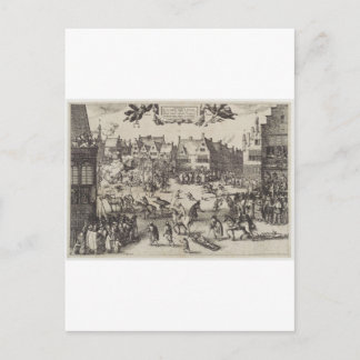 De executie van Guy Fawkes Briefkaart
