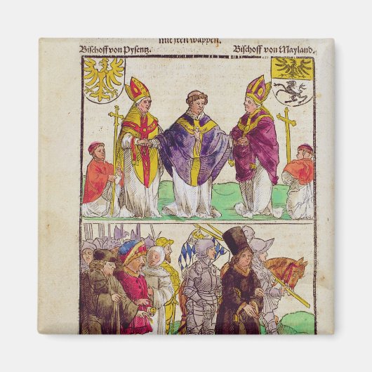 De executie van Jan Hus Magneet (Voorkant)