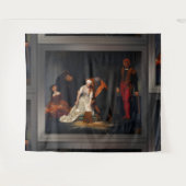 De executie van Lady Jane Gray door Paul Delaroche Wandkleed (Voorkant (horizontaal))