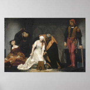 De executie van Lady Jane Gray Poster
