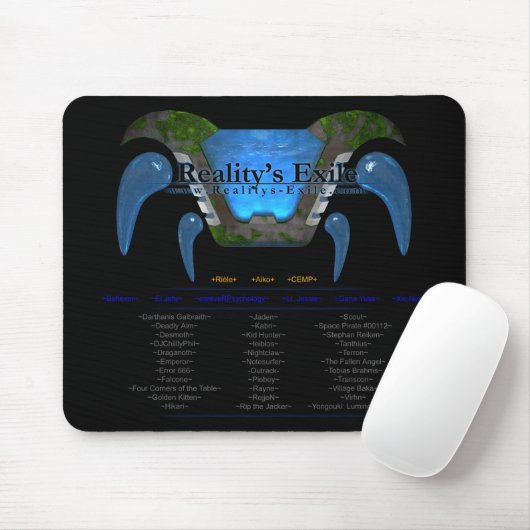 De Exile Mousepad Black van Reality Muismat (Met muis)