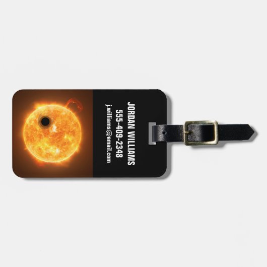 De exoplaneet Wasp-107b is een gasreus Bagagelabel (Voorkant horizontaal)