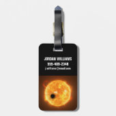 De exoplaneet Wasp-107b is een gasreus Bagagelabel (Achterkant verticaal)