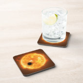 De exoplaneet Wasp-107b is een gasreus Bier Onderzetter (Rechterzijde)