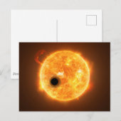 De exoplaneet Wasp-107b is een gasreus Briefkaart (Voorkant / Achterkant)